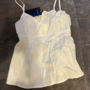 NWT brandy melville John Galt White Tiffany Tank Top